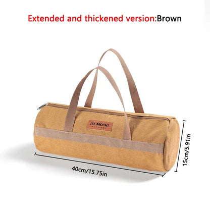 Spacious Cylinder Bag For Tent Stakes and Nails