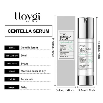 Hoygi Centella Serum box and bottle with silver cap, white label, 50 ml on Tampa Home & Garden Store