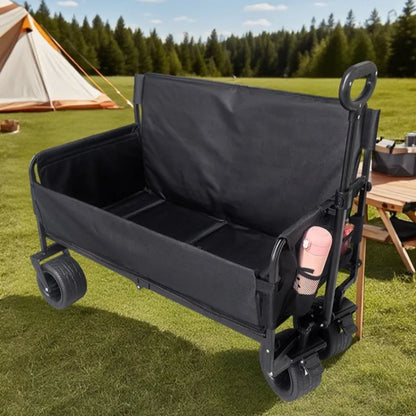 Durable Steel Outdoor Cart and Camping Trolley