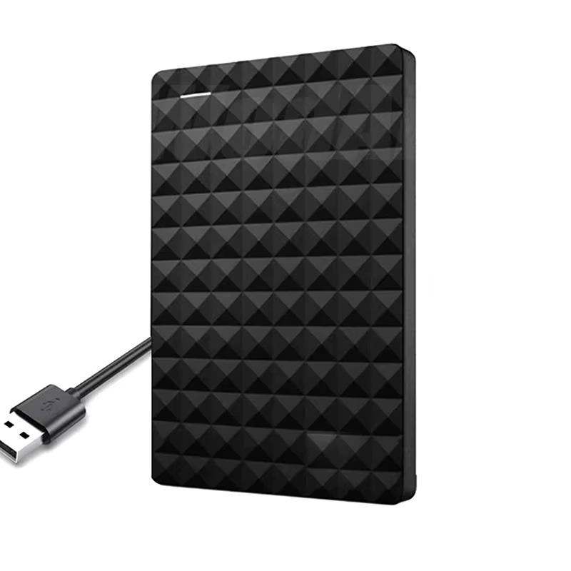 64GB Portable External Hard Drive Moktan Sabai black pyramid-textured surface with USB on Tampa Home & Garden Store