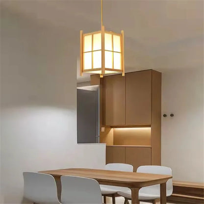 Perfecsy solid wooden pendant light with warm glow for dining room over kitchen table on Tampa Home & Garden Store