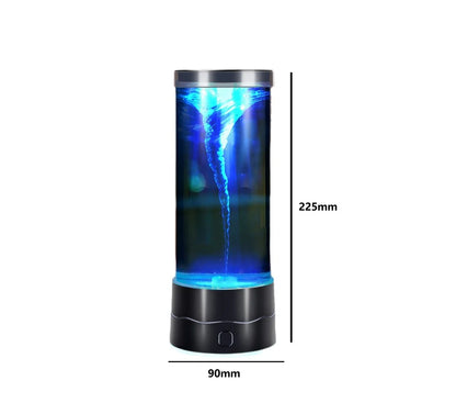 LED Tornado Night Light USB Multi-Color Changing Atmosphere Lamp for Kids Home