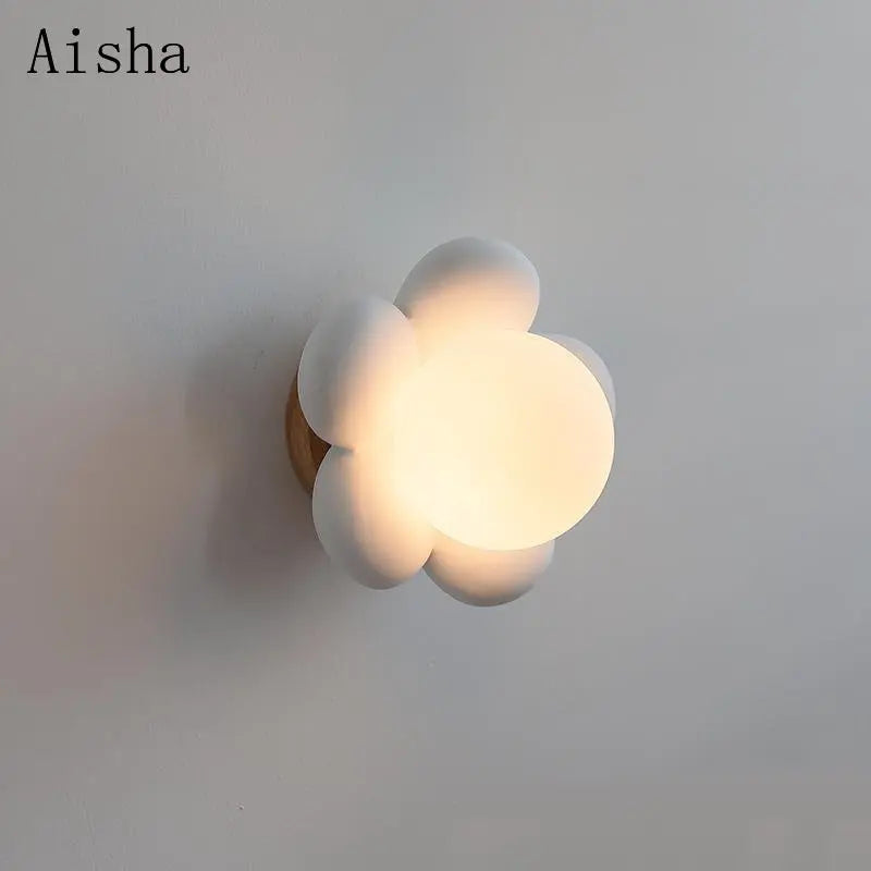 DecorBites Kids Amusement Park Flower LED Wall Lamp flower-shaped warm-white wall light for kids on Tampa Home & Garden Store