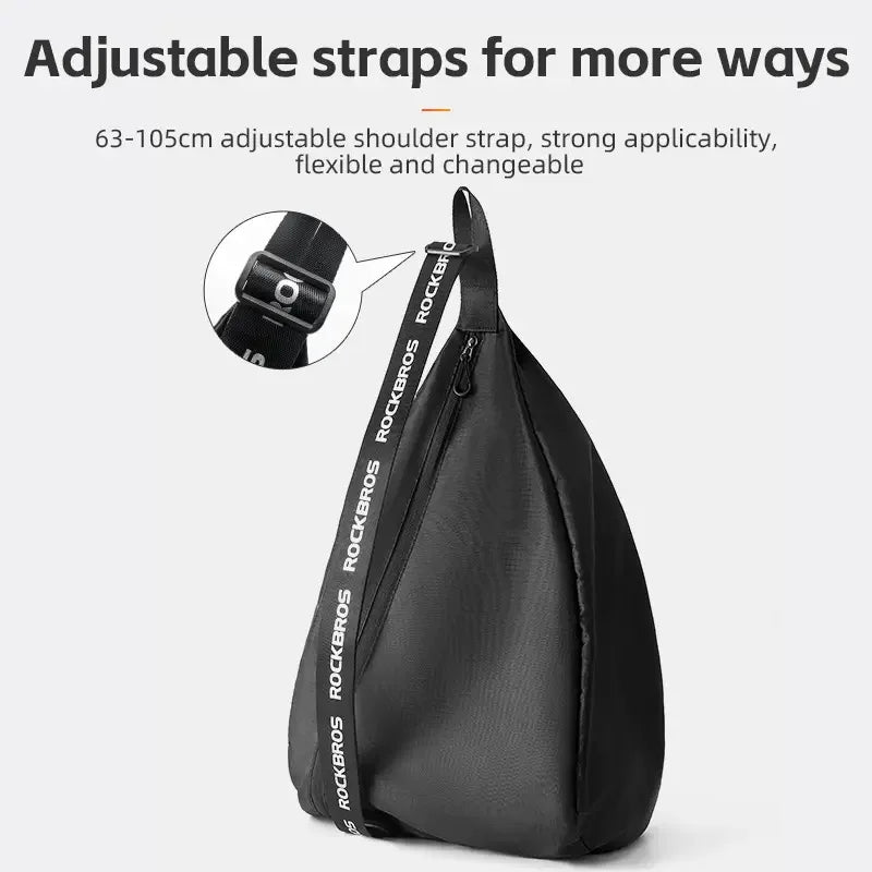 Motorcycle helmet backpack black ROCKBROS with strap on Tampa Home & Garden Store