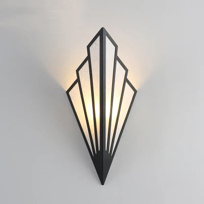 Nordic LED Iron Wall Lamp Modern Bedside Wall Light Living Room Bedroom Decor