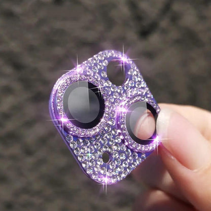 Diamond Metal Camera Lens Protector for IPhone