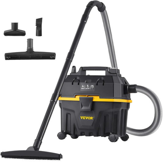 15L Wet Dry Vacuum Cleaner 1200W Strong Suction Air Blower for Car Home - Tampa Home & Garden Store
