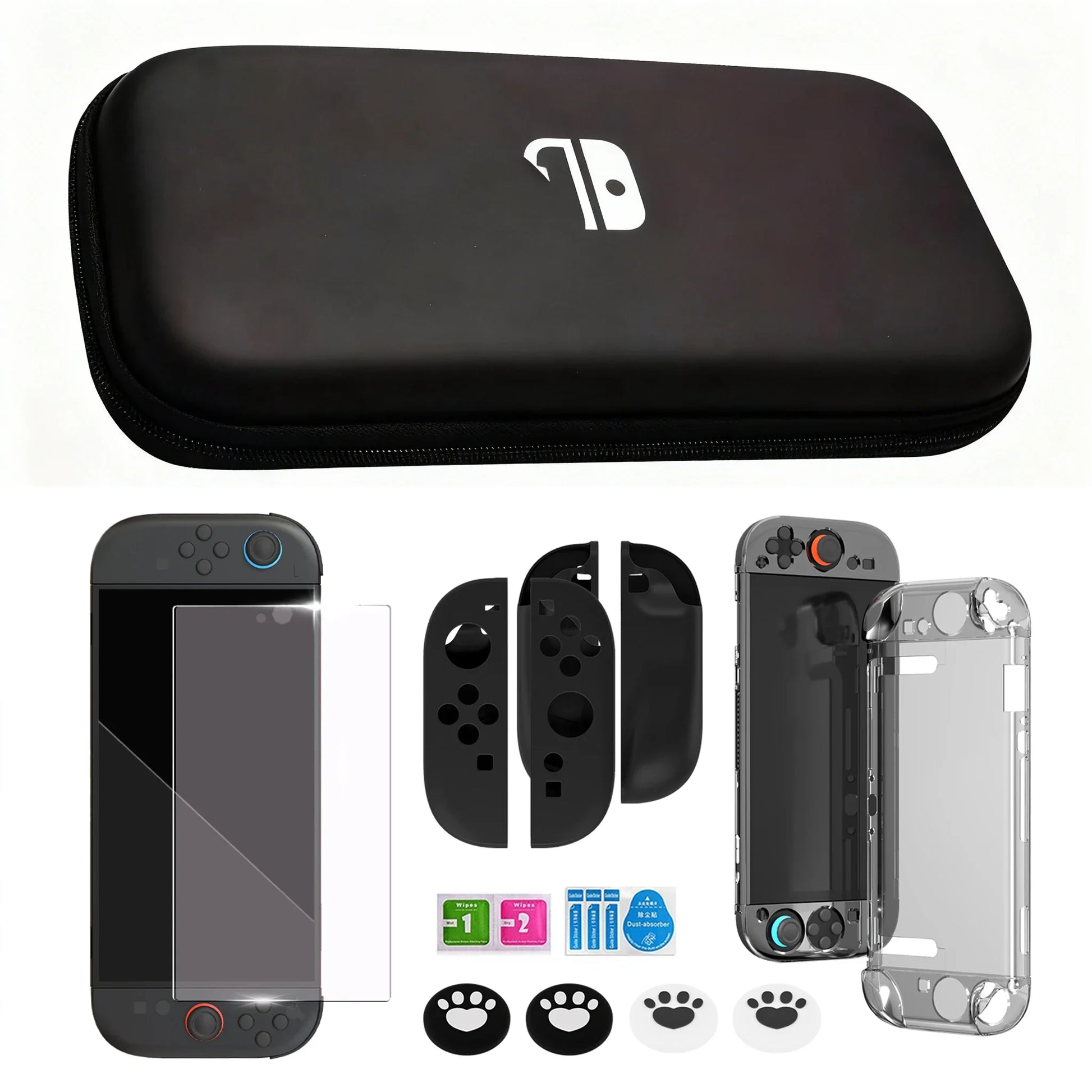 Hard shell case for Nintendo Switch 2 with black exterior and shockproof FLIPSTYLEZLLC on Tampa Home & Garden Store