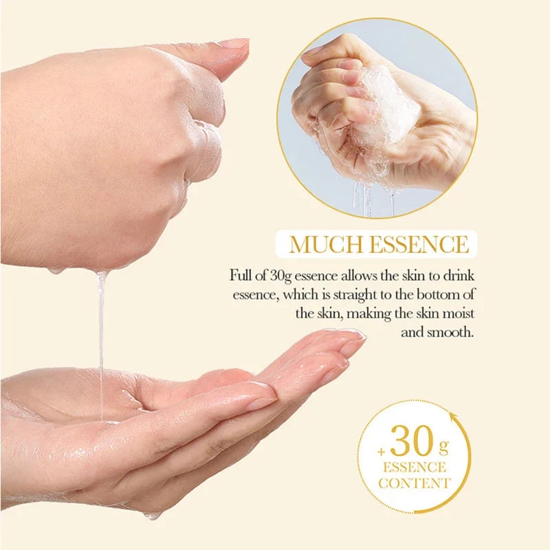 Silcy Skin BIOAQUA snail face mask set, 10pcs moisturizing sheet masks with brightening essence on Tampa Home & Garden Store