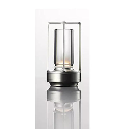 LED Crystal Table Lamp Touch Dimmable Rechargeable Bedside Night Light Decor
