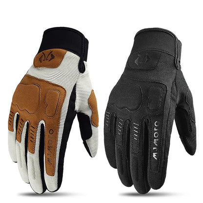 Dirtpaw Race Motorcycle Gloves Breathable Motocross, BikerZoneZ, tan brown and black, 2 gloves on Tampa Home & Garden Store