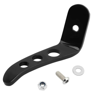 Stand Connector bracket black metal with mounting holes; includes bolt, nut, washer BikerZoneZ on Tampa Home & Garden Store