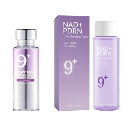 NAD+ BIO lifting-sil serum trio with toner and elasticity essence, purple Silcy Skin 9+ on Tampa Home & Garden Store