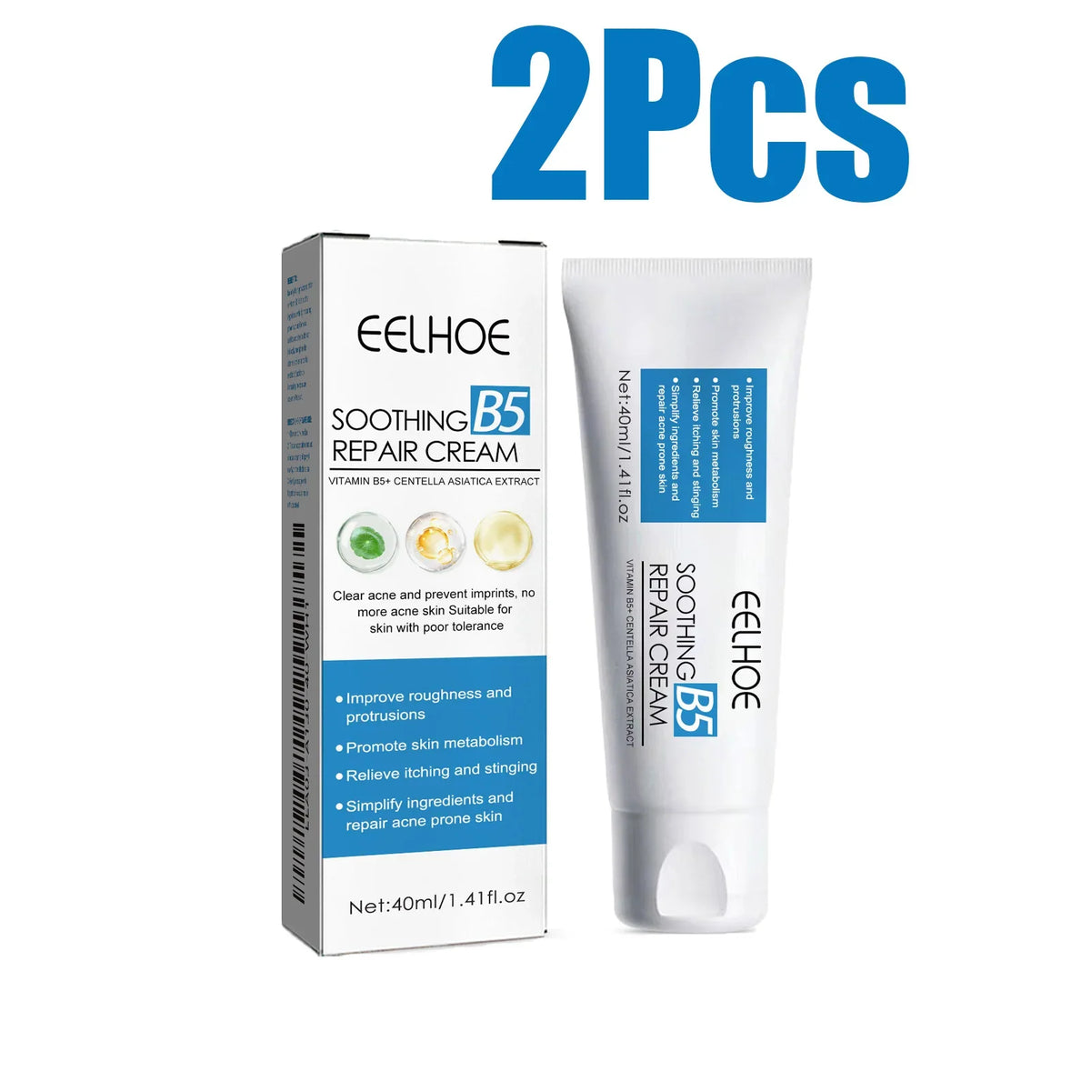 B5 Repair Cream 2-piece set by Silcy Skin boxed 40ml kit with matching tube and blue B5 label on Tampa Home & Garden Store