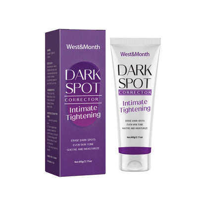 West&Month Dark Spot Corrector kit with purple box and white tube for intimate areas on Tampa Home & Garden Store