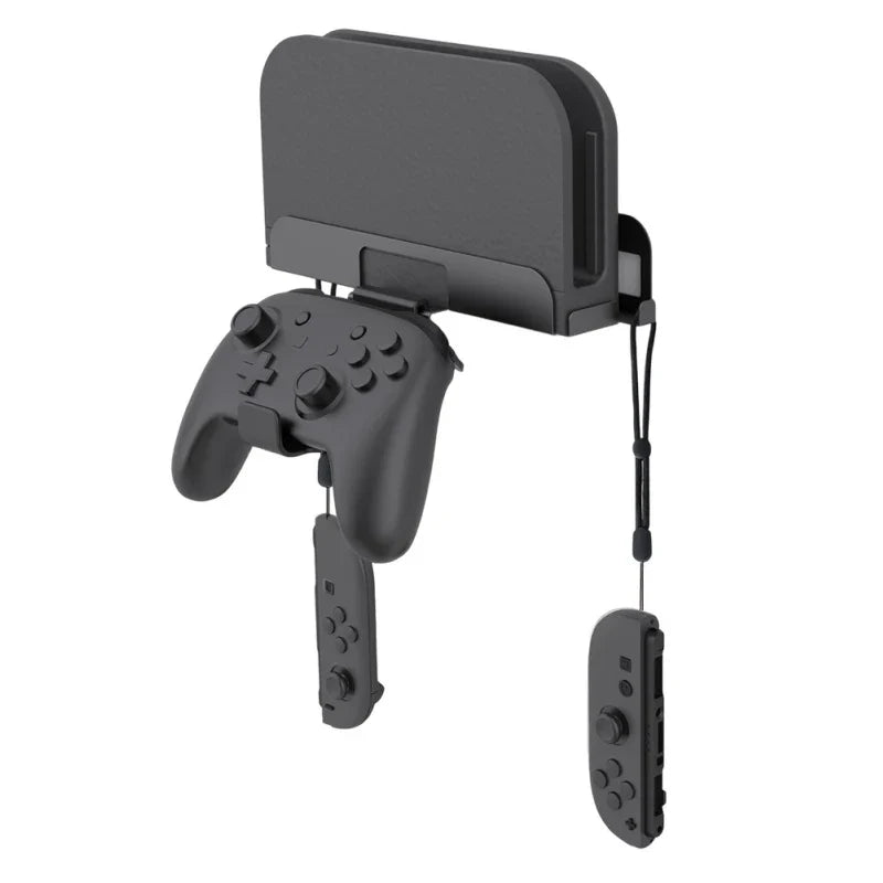 Switch 2 wall mount host stand with gray dock and two controllers by FLIPSTYLEZLLC on Tampa Home & Garden Store