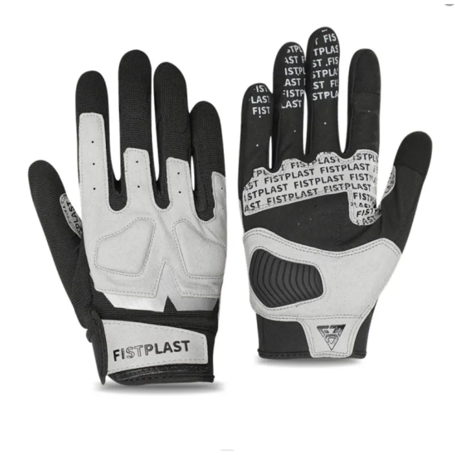 Motorcycle gloves FISTPLAST, black/gray breathable anti-slip windproof touch-screen pair on Tampa Home & Garden Store