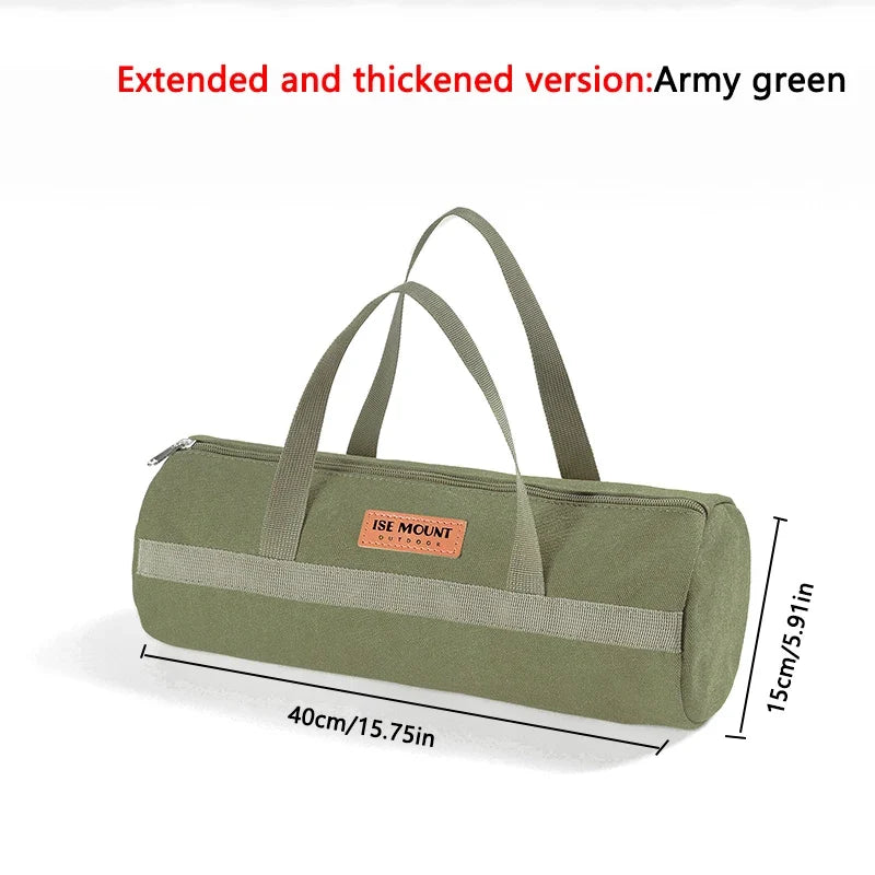 Spacious Cylinder Bag For Tent Stakes and Nails