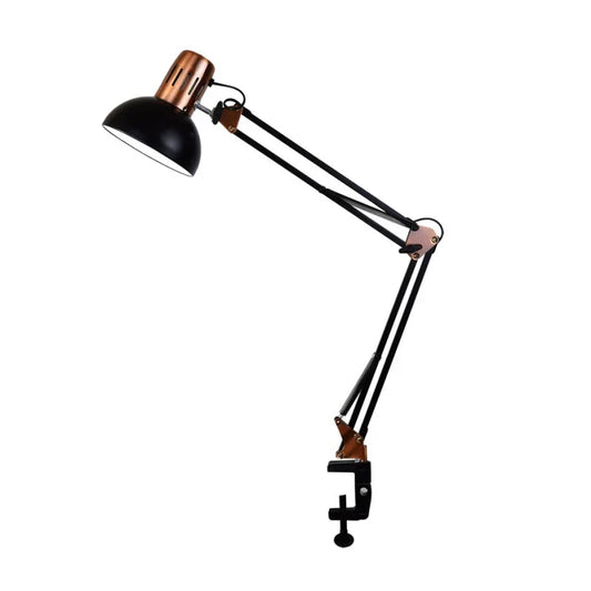 Industrial Foldable LED Table Lamp with Clamp Telescopic Swing Arm for Desk - Tampa Home & Garden Store