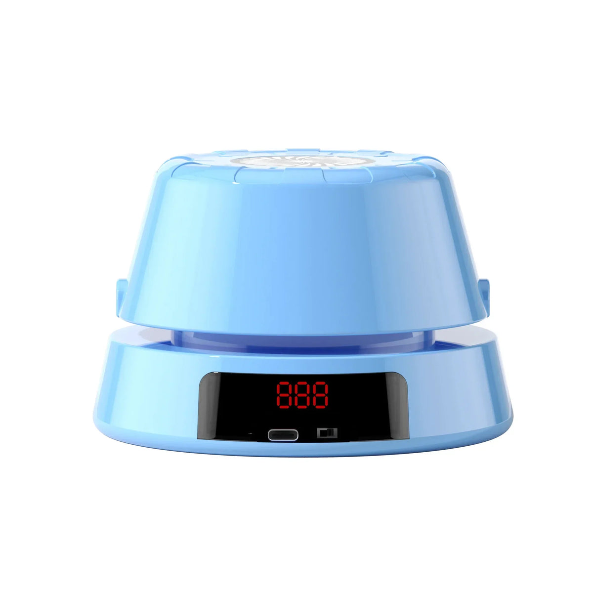 Blue electric rope skipping machine with digital counter display showing 888 on Tampa Home & Garden Store