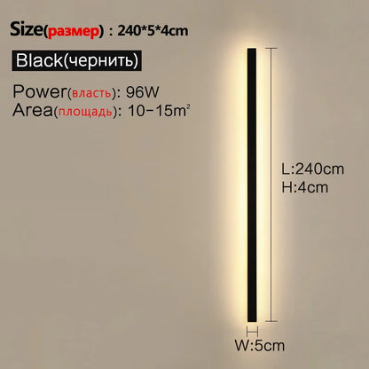 Modern Waterproof Led Wall Light For Outdoor