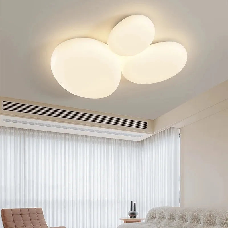 DecorBites Kids LED ceiling light three white orbs, dimmable, ceiling mount for bedroom on Tampa Home & Garden Store