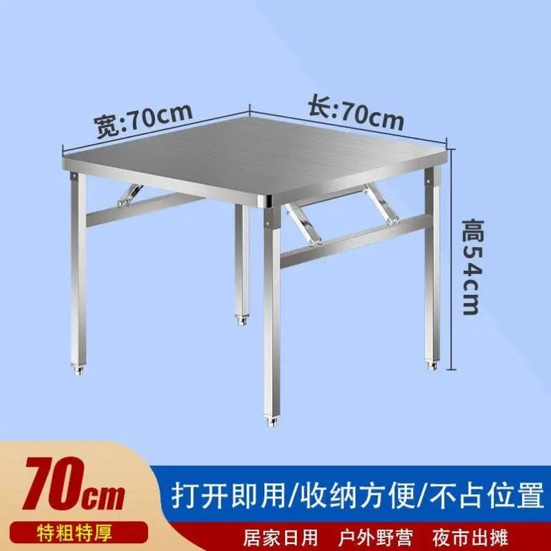 Folding Metal Camping and Picnic Garden Table