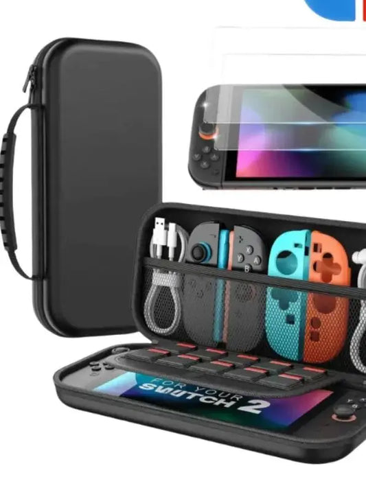 Black Switch 2 travel storage bag by Flipstylez LLC with large capacity and organizers on Tampa Home & Garden Store