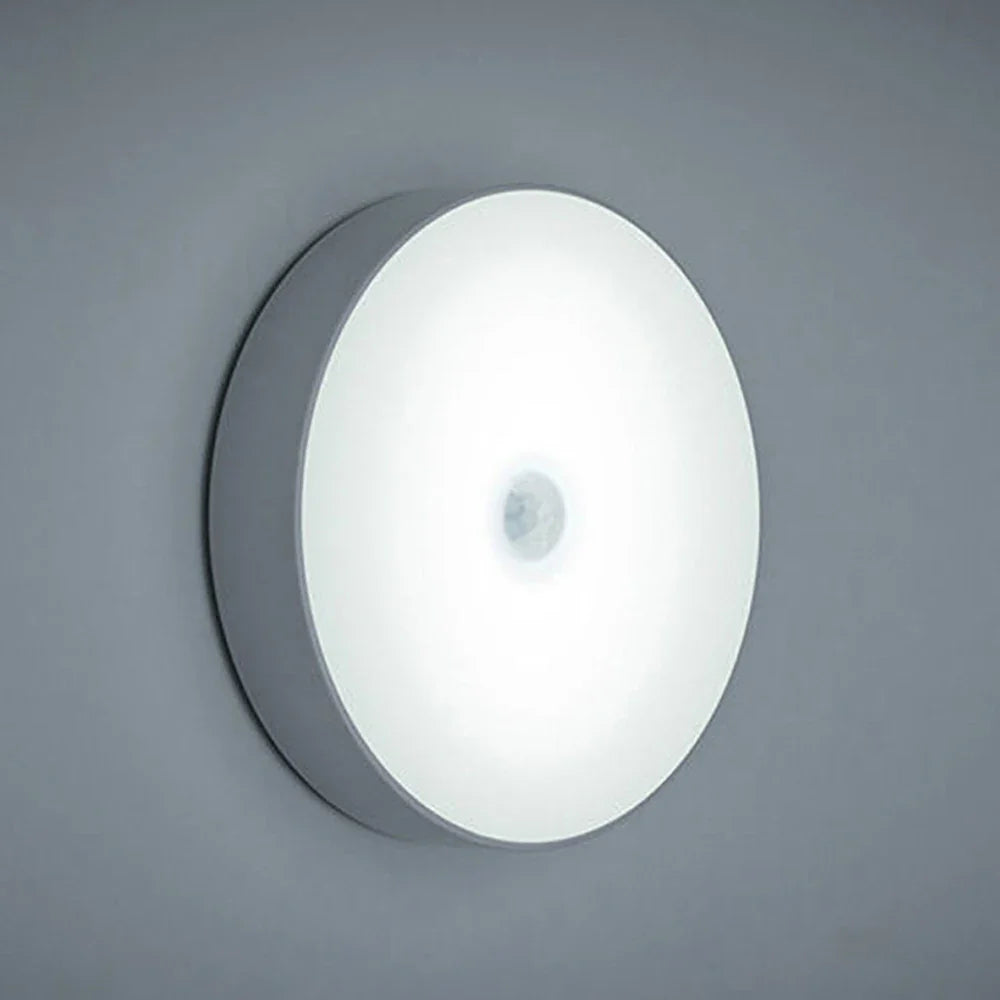Motion Sensor Magnetic LED Night Light USB Rechargeable Wireless Closet Cabinet Lamp