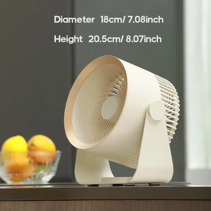 Portable Fan | Battery Operated Personal Fan with 4000mAh Rechargeable Battery | Lightweight Design for Indoor and Outdoor Cooling