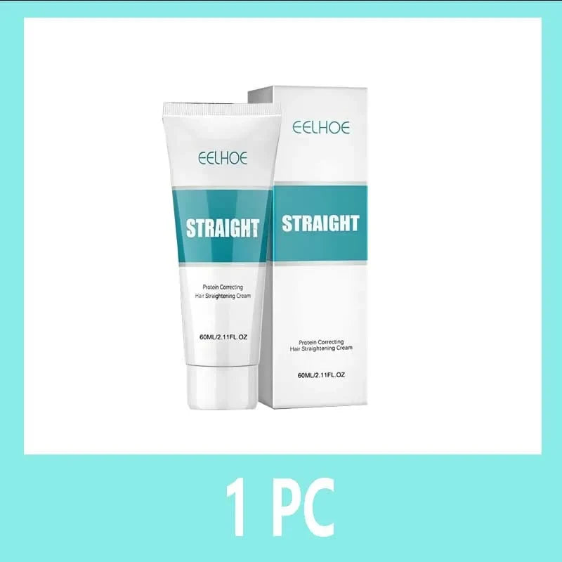 1 pc Hair straightening cream tube and box from EELHOE with turquoise label 60 ml on Tampa Home & Garden Store
