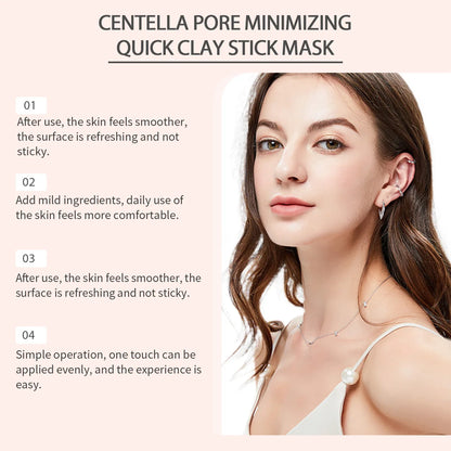 Silcy Skin Centella Clay Stick Mask 27g, pore-minimizing facial mask moisture and soothing skin on Tampa Home & Garden Store