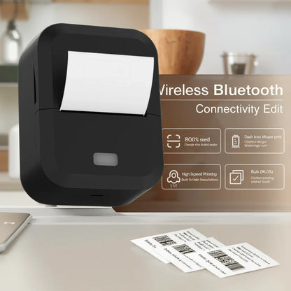 Bluetooth Thermal Label Printer Inkless Mini Sticker Maker for DIY & Gifts
