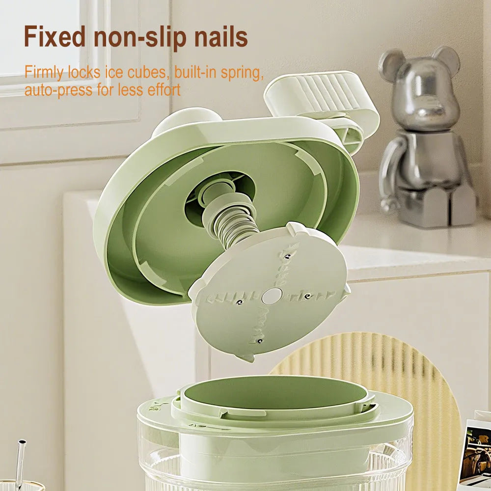 Small Manual Shaved Ice Machine and Compact Tool