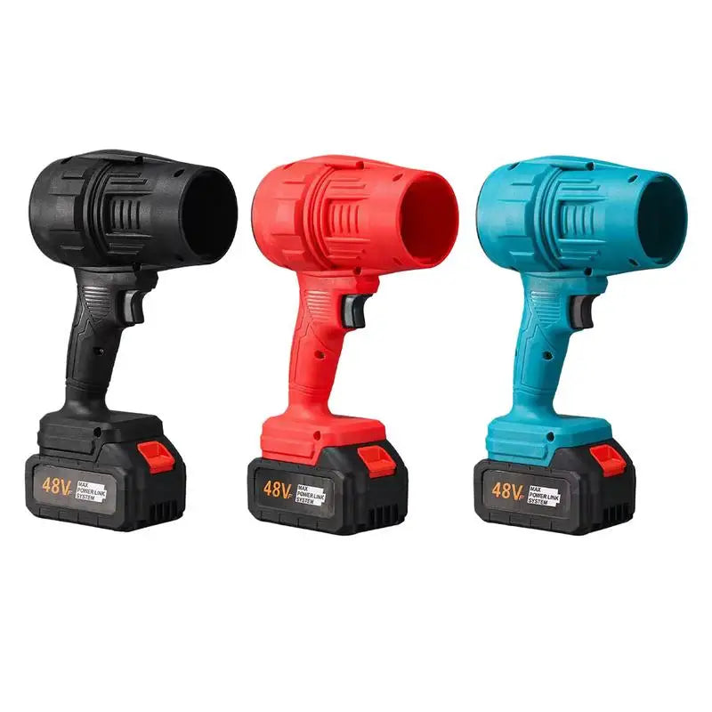 UpTrend cordless mini air blower 3-pack handheld jet fans in black red blue on Tampa Home & Garden Store