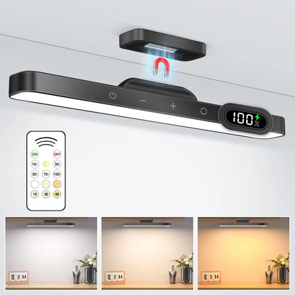 LumaGlow | Rechargeable Dimmable Night Light with 3-Color LED Cabinet Lighting