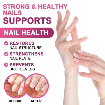 Silcy Skin hydrolyzed collagen capsules with hyaluronic acid for nail health on Tampa Home & Garden Store