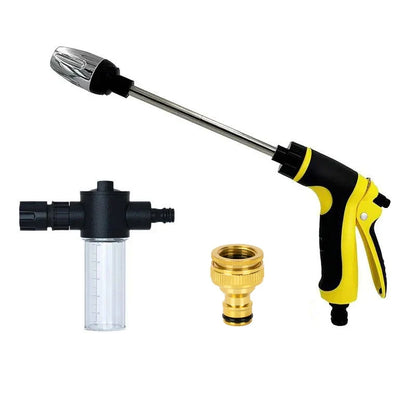 Portable Water Hose Nozzle with Foam Lance