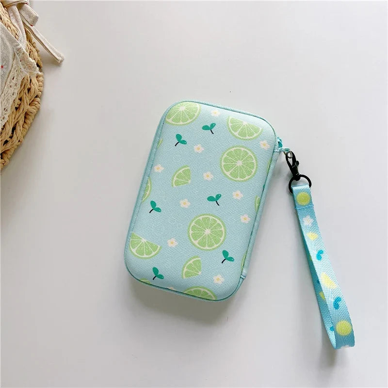 Lanyards Storage Case for R36S/H RG35XX H R36 with blue lime pattern strap by FLIPSTYLEZLLC on Tampa Home & Garden Store