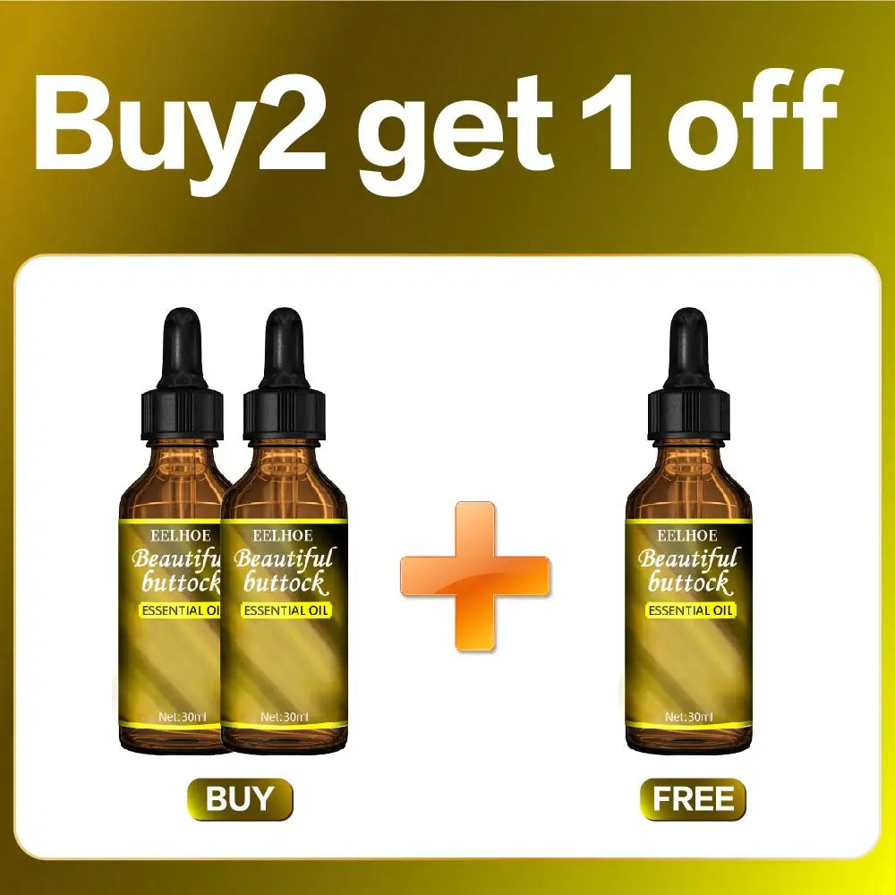 Silcy Skin Hip Up Essential Oil Buttock Lift bottles, 3-pack promo with Buy 2 Get 1 Off on Tampa Home & Garden Store