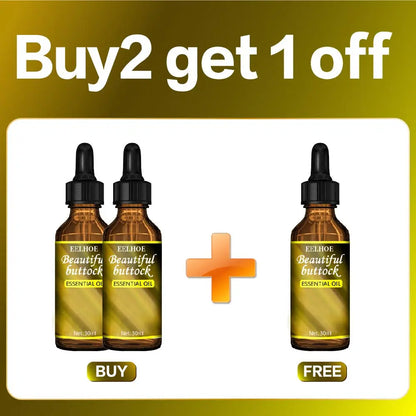 Silcy Skin Hip Up Essential Oil Buttock Lift bottles, 3-pack promo with Buy 2 Get 1 Off on Tampa Home & Garden Store
