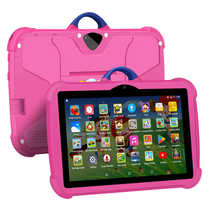 Kids Tablet pink cartoon pattern with blue handle case 2 pcs on Tampa Home & Garden Store
