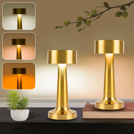 Rechargeable LED Touch Table Lamp USB Desk Light for Bedroom Bar Mood Lighting - Tampa Home & Garden Store