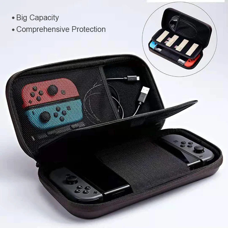 NS Switch 2 storage bag by FLIPSTYLEZLLC black hard shell case with mesh pocket for JoyCons on Tampa Home & Garden Store