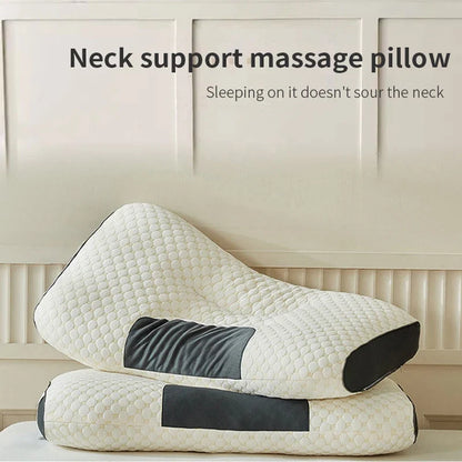 Cervical neck pillow UpTrend Deals dark gray panels orthopedic memory support two pillows on Tampa Home & Garden Store