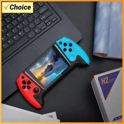 FLIPSTYLEZLLC portable game console, red left & blue right controllers, 3.5in LCD, 500 games on Tampa Home & Garden Store
