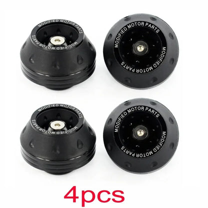 4pcs black motorcycle front fork slider cups set BikerZoneZ on Tampa Home & Garden Store