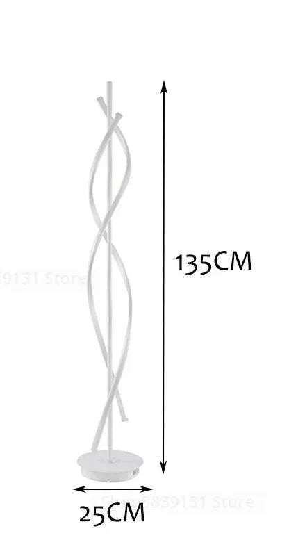 LED Acrylic Art Floor Lamp for Living Room Decor