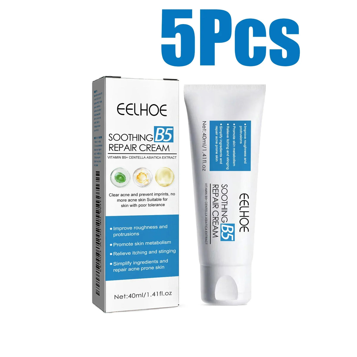 Soothing Repair Cream B5 by EELHOE in white box and tube, 40 ml on Tampa Home & Garden Store