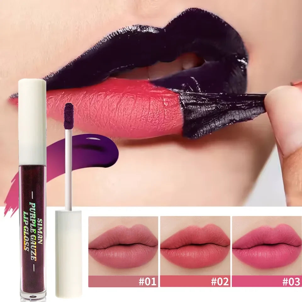Juju Dream Peel Off Lip Stain Set by Silcy Skin, 3 pink shades, transfer-proof lip tint on Tampa Home & Garden Store